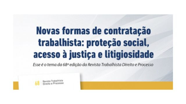 Revista Trabalhista: prorrogado o prazo para envio de artigos para a 68ª edição								