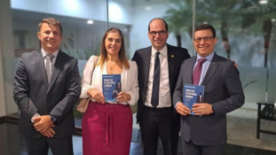 TST: dirigentes comparecem ao lançamento de livro do ministro Alberto Bastos Balazeiro							